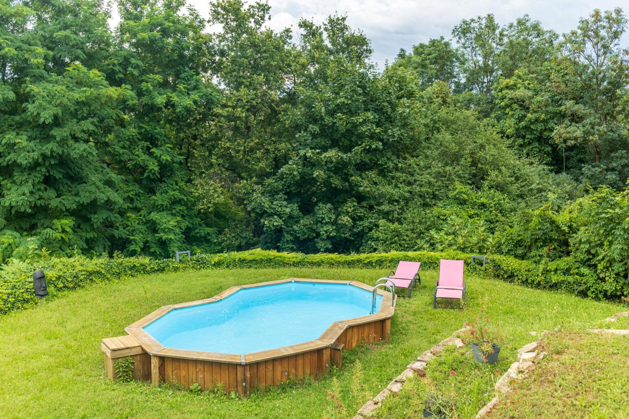 Comme Dans Un Ecrin - T2 De 50 M² Avec Jardin, Terrasse Et Piscine Apartment Vernaison Екстериор снимка